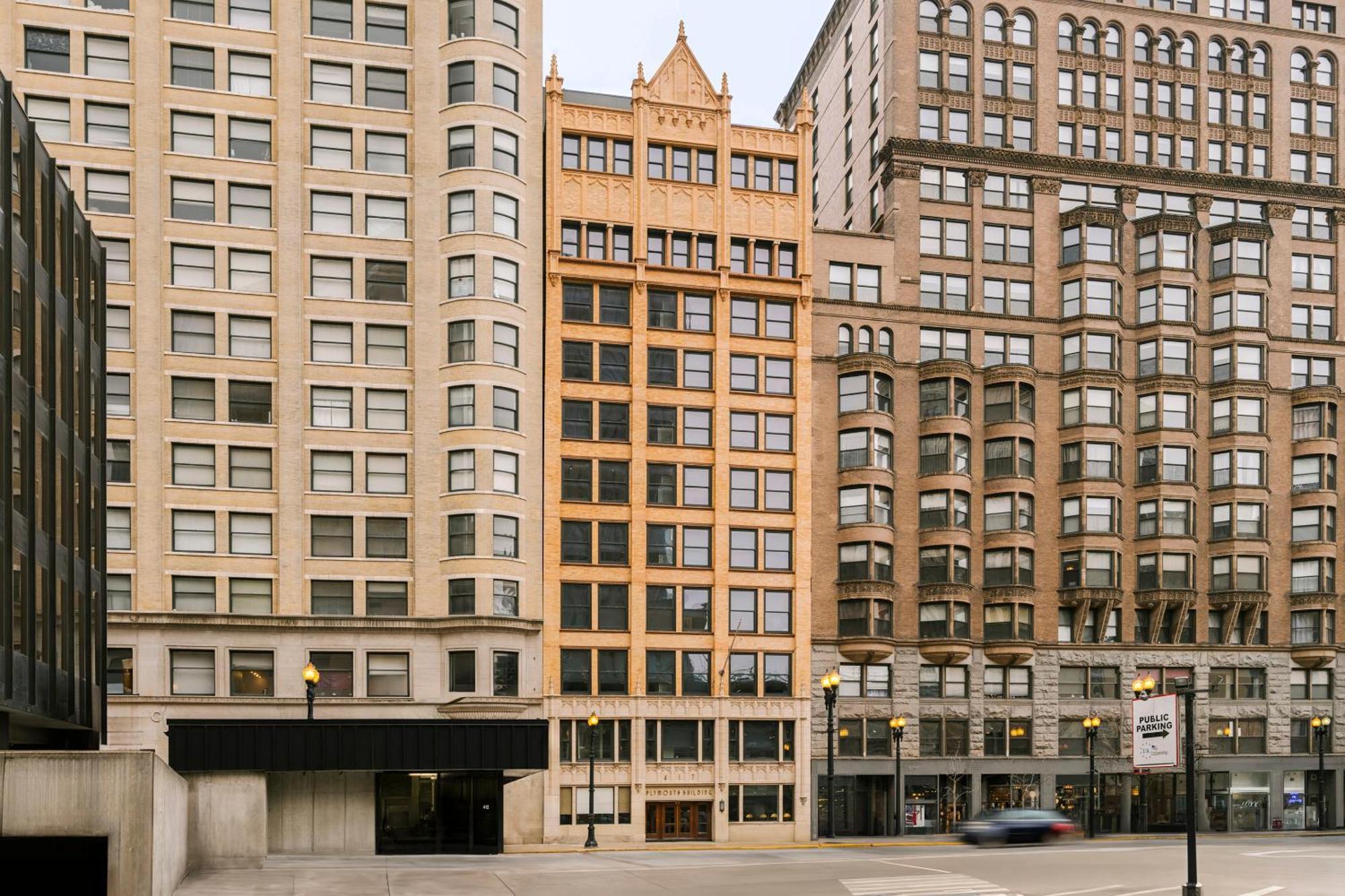 Sonder The Plymouth Lejlighedshotel Chicago Eksteriør billede